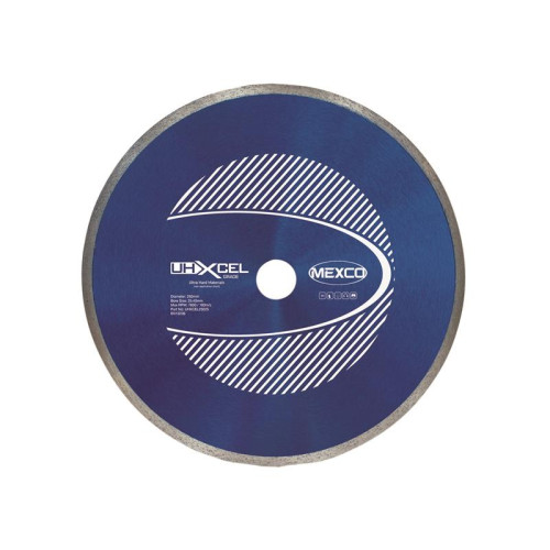 Mexco UHXCEL Ultra Hard Materials Diamond Blade 250 x 25.4mm