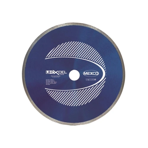 Mexco UHXCEL Ultra Hard Materials Diamond Blade 250 x 25.4mm