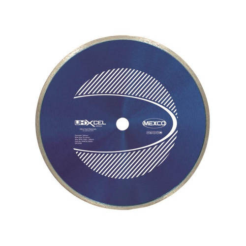 Mexco UHXCEL Ultra Hard Materials Diamond Blade 350 x 25.4mm