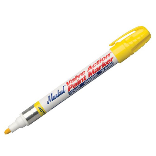 Markal Valve Action Paint Marker - Yellow