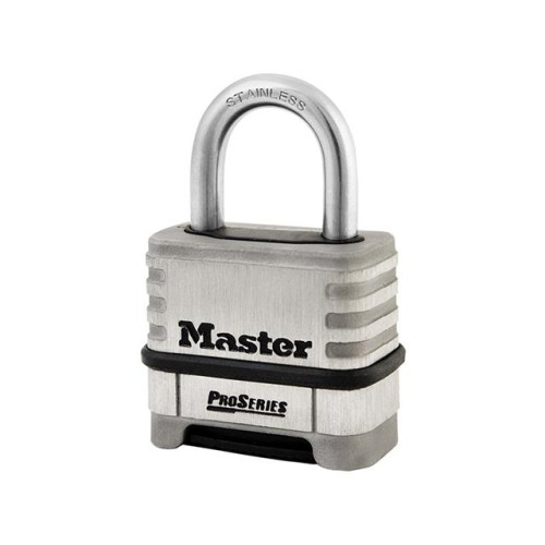 Masterlock ProSeries Stainless Steel 4 Digit Padlock 57mm