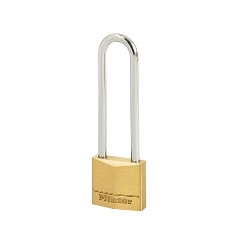 Masterlock Solid Brass 30mm Padlock 4 Pin - 64mm Shackle