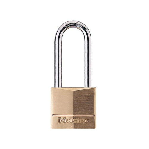 Masterlock Solid Brass 40mm Padlock 4 Pin - 51mm Shackle