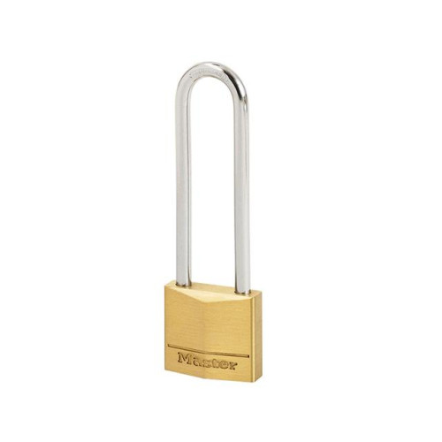 Masterlock Solid Brass 50mm Padlock 5 Pin - 64mm Shackle
