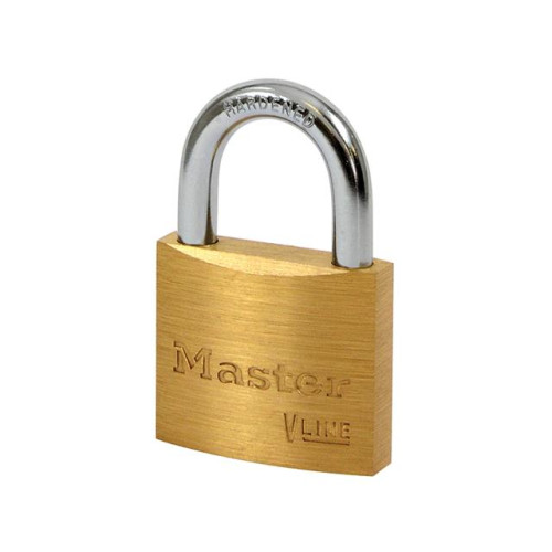 Masterlock V Line Brass 40mm Padlock - Keyed Alike 4232
