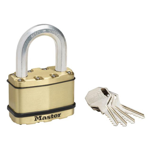 Masterlock Excell Brass Finish 64mm Padlock 5 Pin