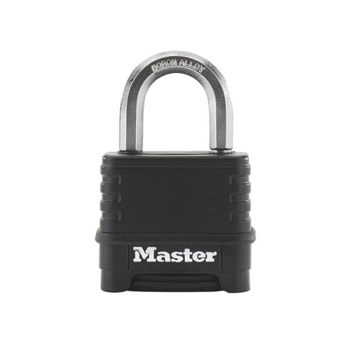 Masterlock Excell 4 Digit Black Combination 50mm Padlock