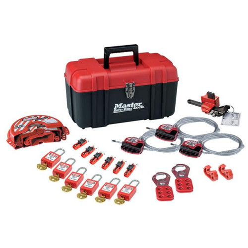 Masterlock Lockout Toolbox 23 Piece Kit - Valve & Electrical