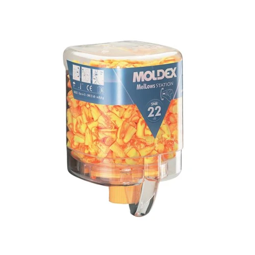 Moldex Disposable Foam Earplugs Mellows Station 250 Pairs SNR 22
