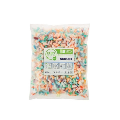 Moldex Spark PlugsÂ® PlugStation 500 Refill SNR 35 dB (500 Pairs)