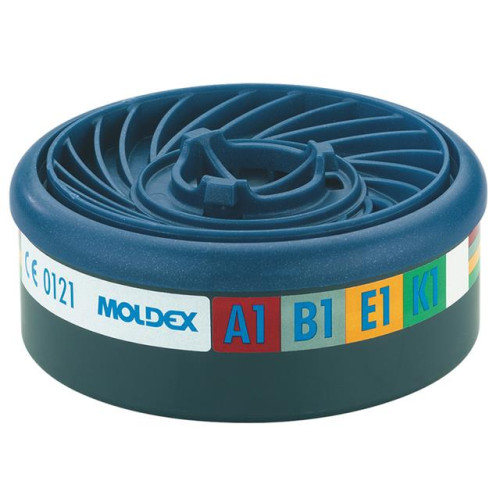 Moldex ABEK1 Gas Filter Cartridge Wrap of 2