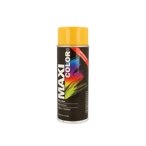 MaxiColor Spray Gloss Gold Yellow RAL1004 400ml