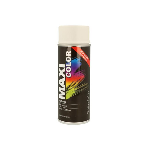 MaxiColor Spray Satin Brilliant White RAL9016 400ml