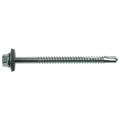 Metalfix Self Drilling Screws With Washers Light 75mm