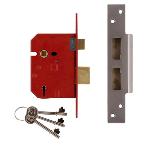 BS 621 5 Lever Mortice Sashlock 63mm SC