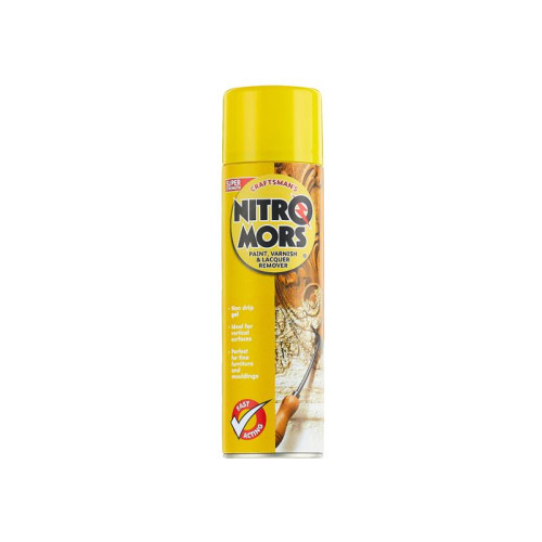 Nitromors Craftsman's Paint, Varnish & Lacquer Remover 500ml Aerosol
