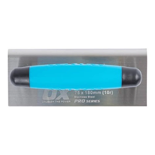 OX Pro Narrow Edger 75 x 180mm S/S - 10mm radius