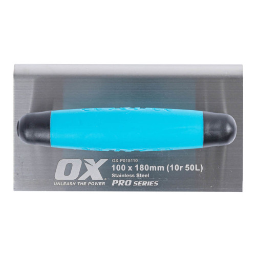 OX Pro Medium Edger 100 x 180mm S/S - 6mm radius