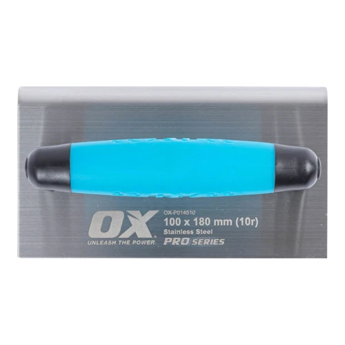 OX Pro Medium Edger 100 x 180mm S/S - 10mm radius