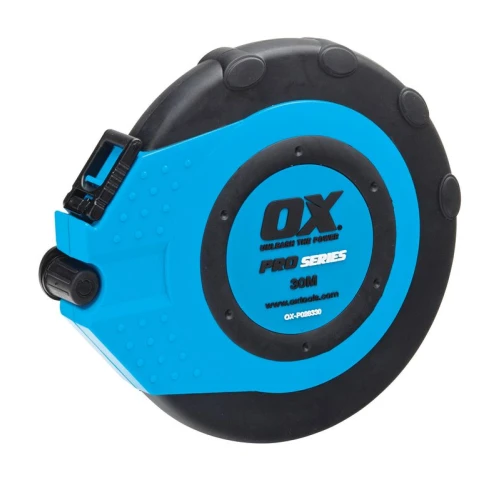 OX Pro Fibreglass Closed Reel Tape - 30M / 100FT
