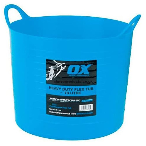 OX Pro Heavy Duty 73L Flexi Tub