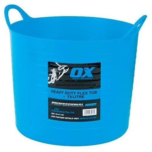 OX Pro Heavy Duty 73L Flexi Tub