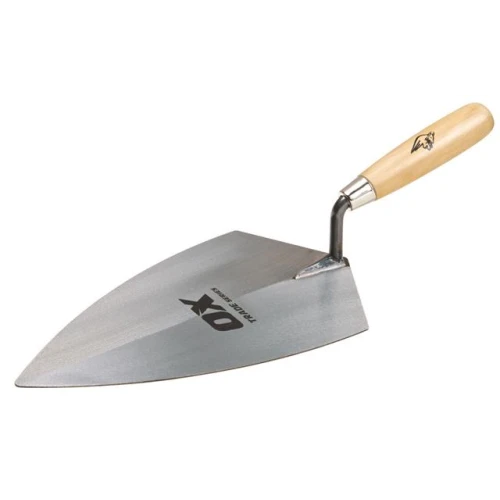 Ox Trade Brick Trowel Philadelphia Wooden Handle 11" / 280mm