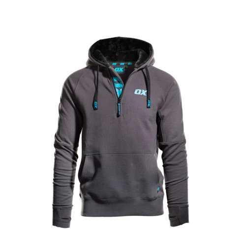 OX Hoodie Black - Grey