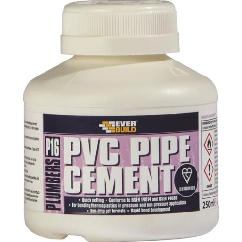 P16 PLUMBERS PVC PIPE CEMENT 250ML