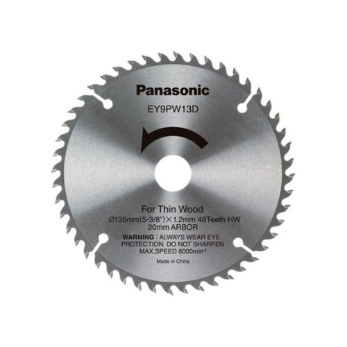 Panasonic EY9PW13D32 Wood Cutting TCT Blade 135 x 20mm x 48T