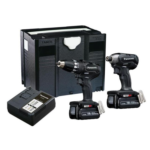 Panasonic EYC231LJ Twin Pack 18V 2 x 5.0Ah Li-ion