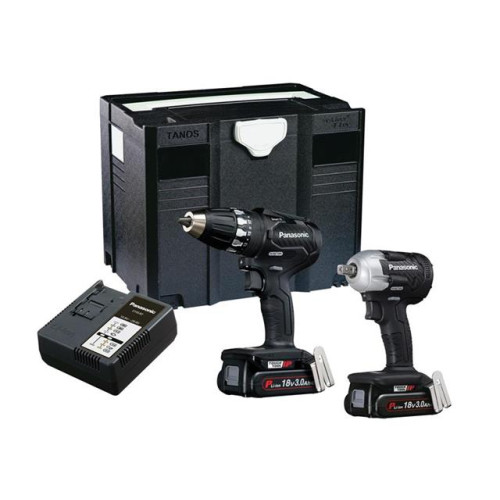 Panasonic EYC232PN Twin Pack 18V 2 x 3.0Ah Li-ion