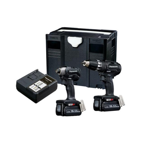 Panasonic EYC241LJ2G31 Twin Pack 18V 2 x 5.0Ah Li-ion