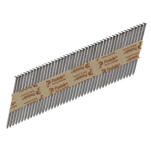 Paslode 3.1 x 75mm 350 Ring Nails Bright Finish Box of 2200 + 2 Fuel Cells