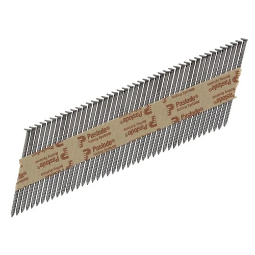 Paslode 3.1 x 75mm 350 Ring Nails Bright Finish Box of 2200 + 2 Fuel Cells