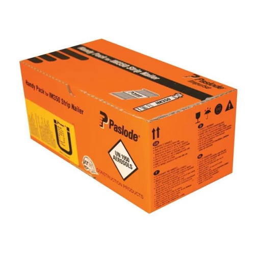 Paslode 2.8 x 51mm 350 Ring Nails Stainless Steel Finish Box of 1100 + 1 Fuel Cell