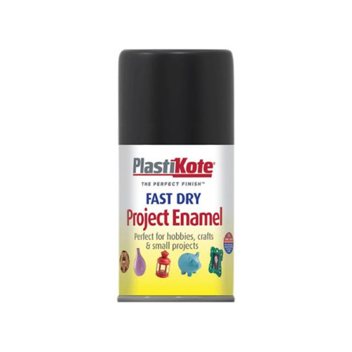 Fast Dry Enamel Aerosol Black Gloss 100ml