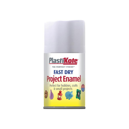 Fast Dry Enamel Aerosol White Matt 100ml