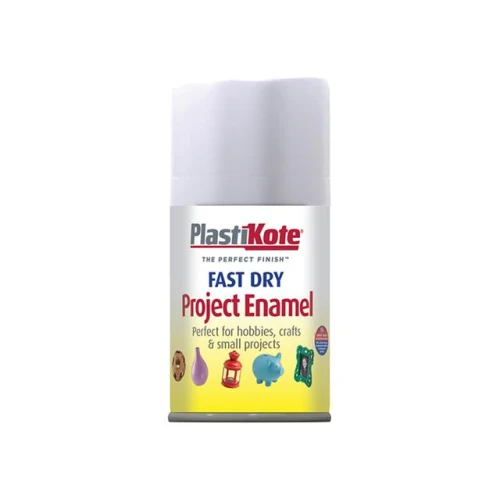 Fast Dry Enamel Aerosol White Matt 100ml