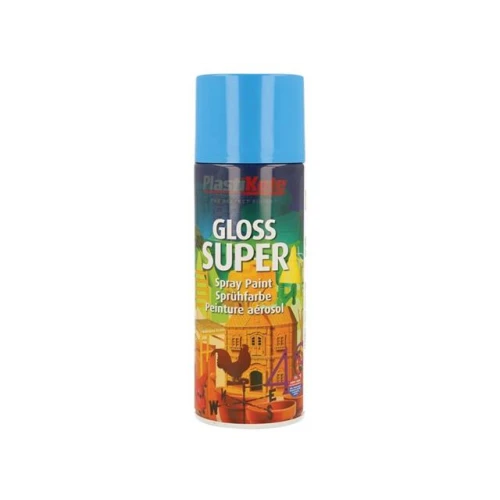 Plastikote Gloss Super Spray Light Blue 400ml