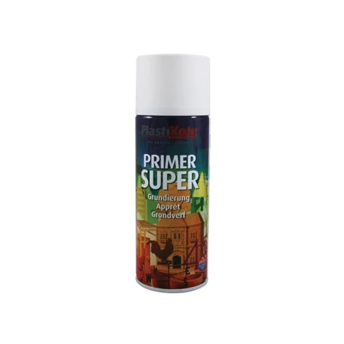 Plastikote Super Spray Primer White 400ml