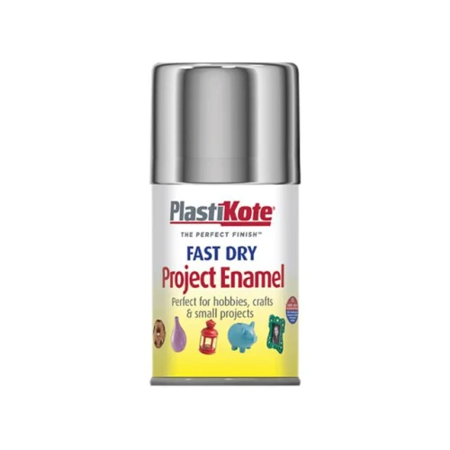 Fast Dry Enamel Aerosol Chrome 100ml