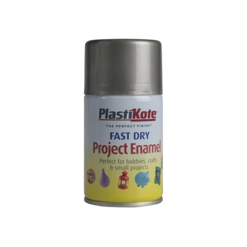 Fast Dry Enamel Aerosol Pewter 100ml