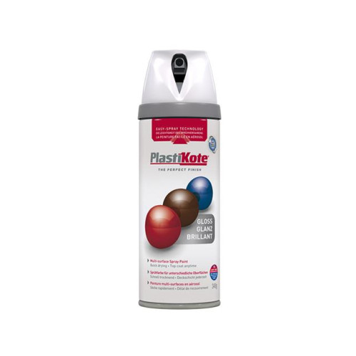 Twist & Spray Gloss White 400ml