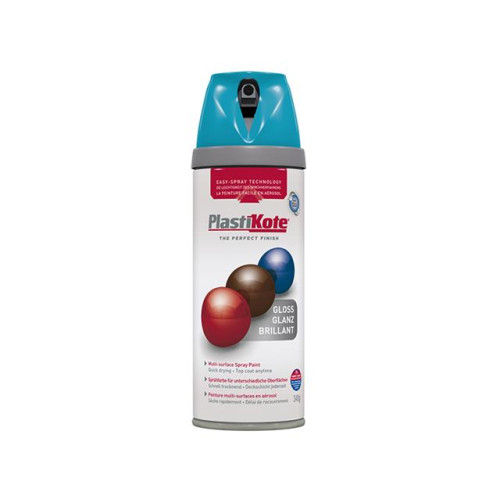 Twist & Spray Gloss Mediterranean Blue 400ml