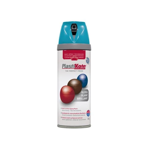 Twist & Spray Gloss Mediterranean Blue 400ml