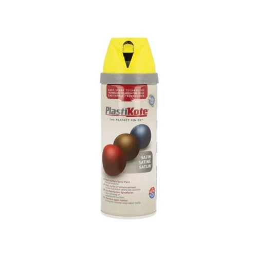 Plastikote Twist & Spray Satin Lime Green 400ml