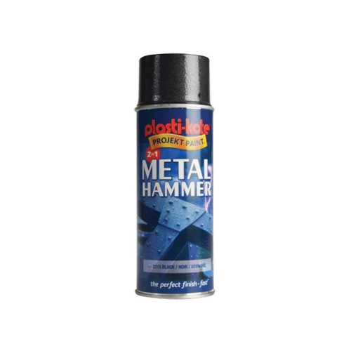 Metal Paint Hammer Spray Black 400ml