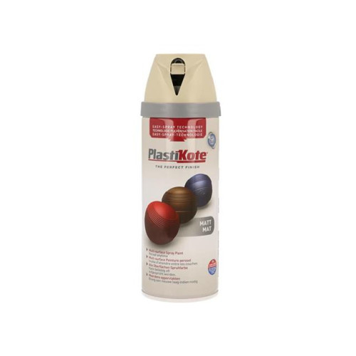 Plastikote Twist & Spray Matt French Grey 400ml