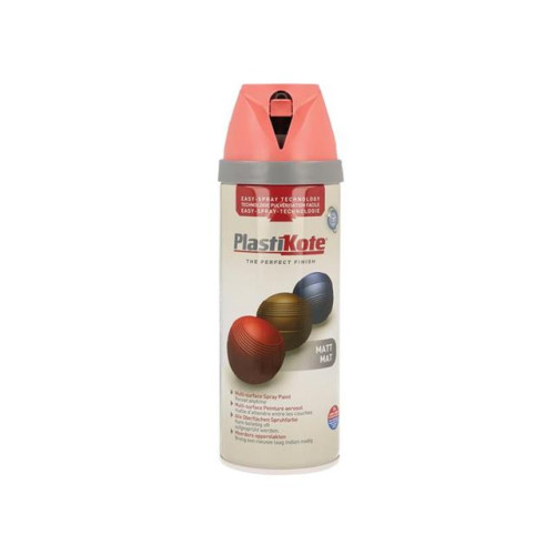 Plastikote Twist & Spray Matt Dusty Coral 400ml